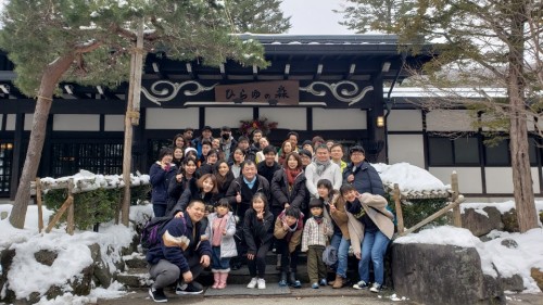 社員旅行集合写真